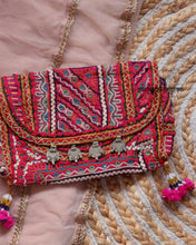 Load image into Gallery viewer, Chiraiya Pink Banjara Sling Bag