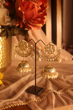 Load image into Gallery viewer, RUDRAKSHI JHUMKA EARRINGS
