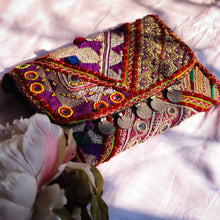 Load image into Gallery viewer, Purple Tassel & Coin Banjara Sling Bag