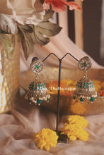 Load image into Gallery viewer, ESHANYAJHUMKA EARRINGS
