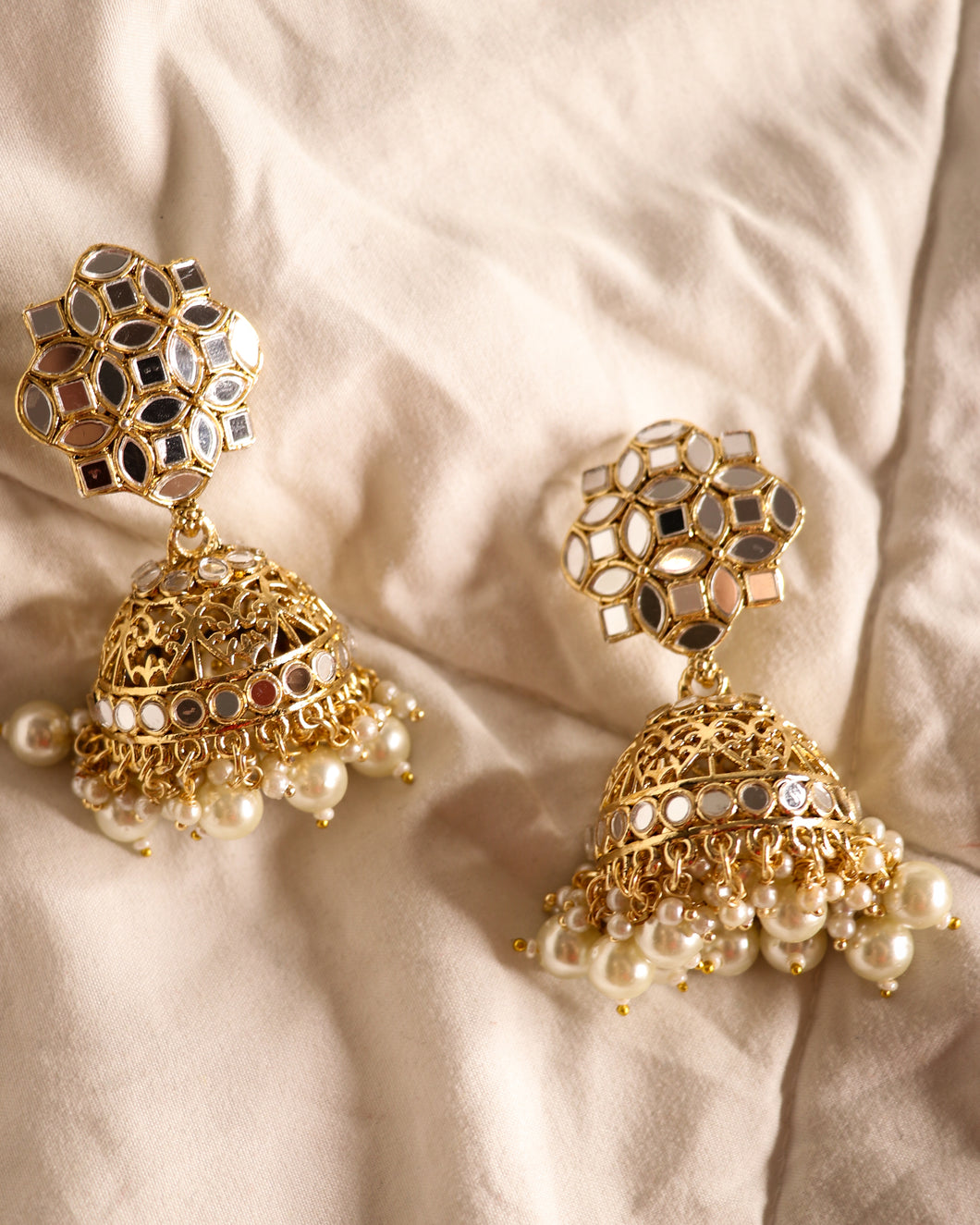 Aangan Gold Plated Earrings