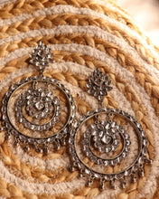 Load image into Gallery viewer, Chand Chakor Mirror Earrings
