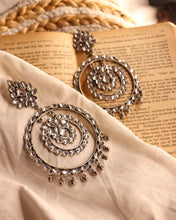 Load image into Gallery viewer, Chand Chakor Mirror Earrings
